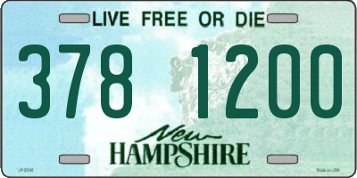 NH license plate 3781200