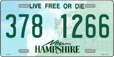 NH license plate 3781266