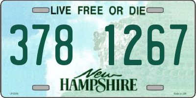 NH license plate 3781267