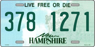 NH license plate 3781271