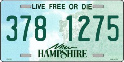 NH license plate 3781275