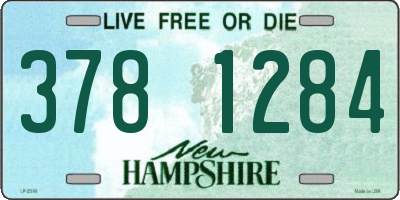 NH license plate 3781284