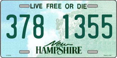 NH license plate 3781355