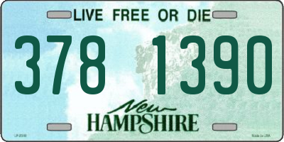 NH license plate 3781390