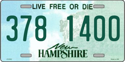 NH license plate 3781400