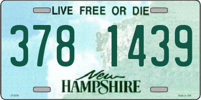 NH license plate 3781439