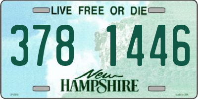 NH license plate 3781446