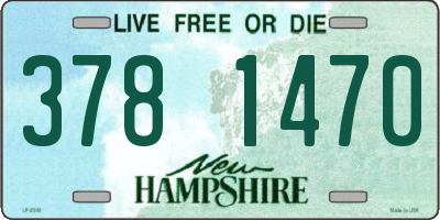 NH license plate 3781470