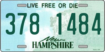 NH license plate 3781484