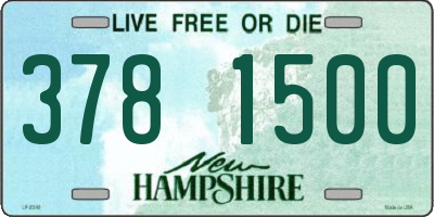 NH license plate 3781500