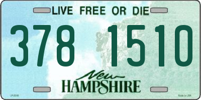 NH license plate 3781510