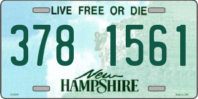 NH license plate 3781561