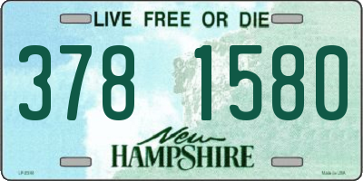 NH license plate 3781580