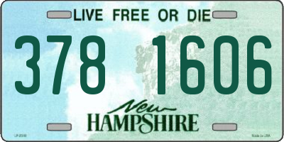 NH license plate 3781606