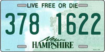 NH license plate 3781622