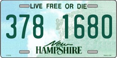 NH license plate 3781680