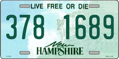 NH license plate 3781689