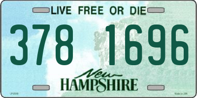 NH license plate 3781696