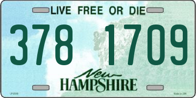 NH license plate 3781709