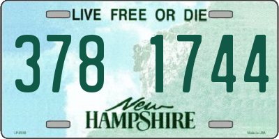 NH license plate 3781744