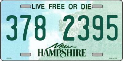 NH license plate 3782395
