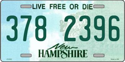 NH license plate 3782396