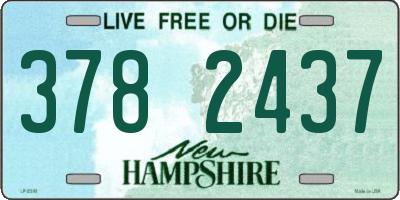 NH license plate 3782437