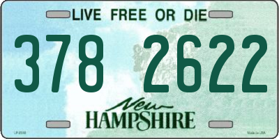NH license plate 3782622