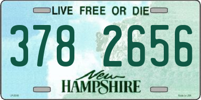 NH license plate 3782656