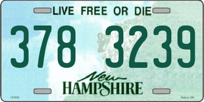NH license plate 3783239