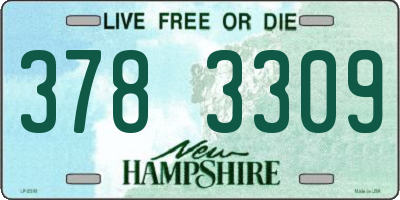 NH license plate 3783309