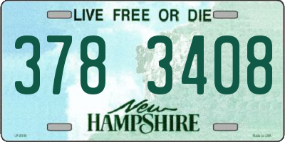 NH license plate 3783408