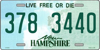 NH license plate 3783440