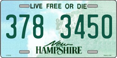 NH license plate 3783450