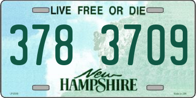 NH license plate 3783709