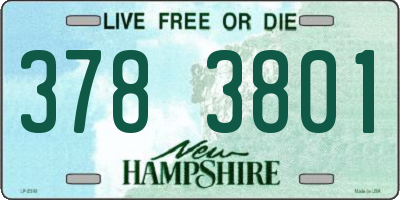 NH license plate 3783801