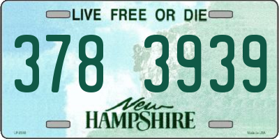 NH license plate 3783939