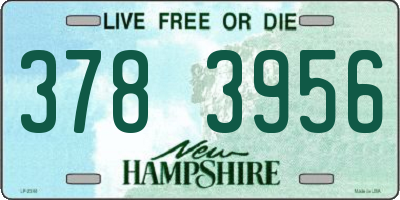 NH license plate 3783956