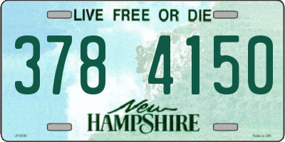 NH license plate 3784150