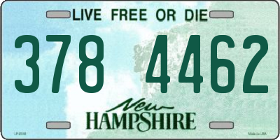 NH license plate 3784462