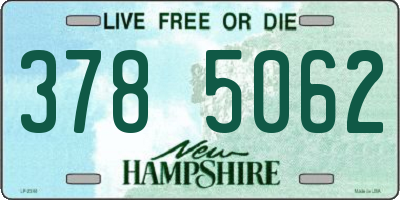 NH license plate 3785062
