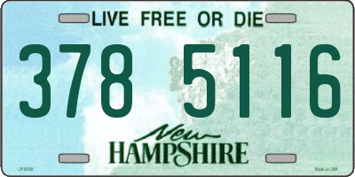 NH license plate 3785116