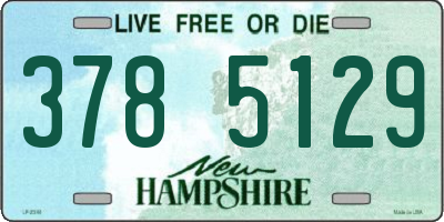 NH license plate 3785129