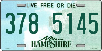 NH license plate 3785145