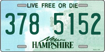 NH license plate 3785152
