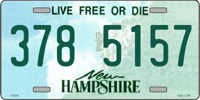 NH license plate 3785157