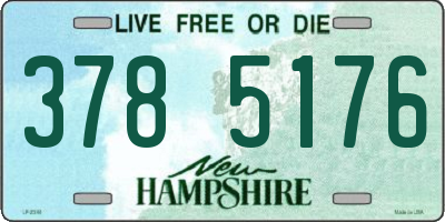NH license plate 3785176