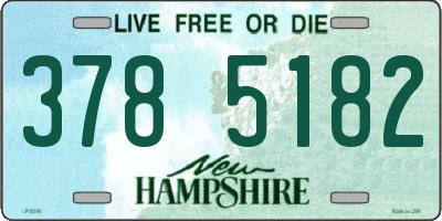 NH license plate 3785182