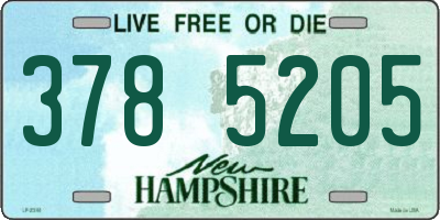 NH license plate 3785205