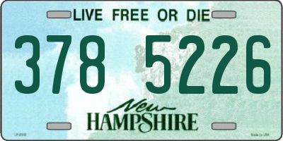 NH license plate 3785226